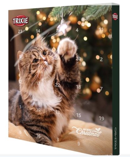 Adventný kalendár PREMIO pre mačky, mäsové pochúťky TRIXIE