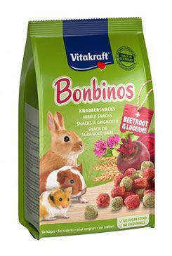 Vitakraft králiček Bonbinos s mrkvou 40g