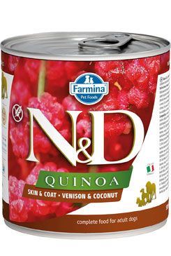 N & D DOG quinoa Adult Venison & Coconut 285g