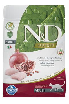 N & D PRIME CAT Adult Chicken & Pomegranate 300g