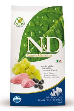 N&D Grain Free DOG Adult Lamb & Blueberry 2 balenia 12kg