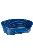 Pelech plast SIESTA DLX 12 modrý 111x80,5x33cm FP 1ks