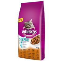 Whiskas Dry kuracie STERILE 14kg