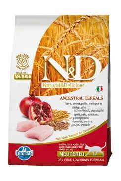 N & D LG CAT Neutered Chicken & Pomegranate 5kg