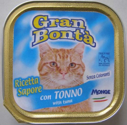 Gran Bonta paštéta s tuniakom pre mačky 100g
