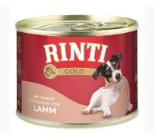 Rinti Dog Gold konzerva jahňa 185g