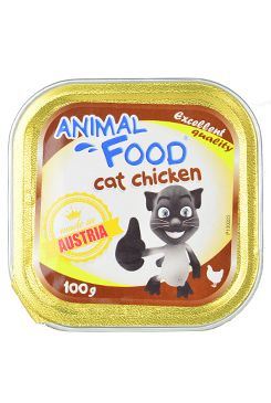ANIMAL FOOD 100g konz.paštika mačka kurča