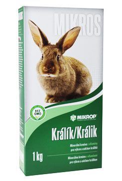 Mikros K pre králiky plv 1kg