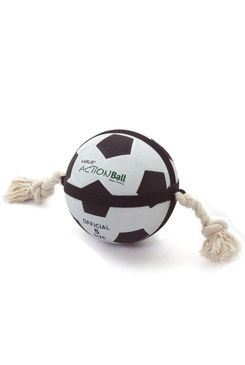 Hračka pes Futbalová lopta preťahovacie 22cm KAR