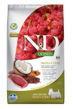 N&D Quinoa DOG Skin & Coat Duck & Coconut Mini 800g
