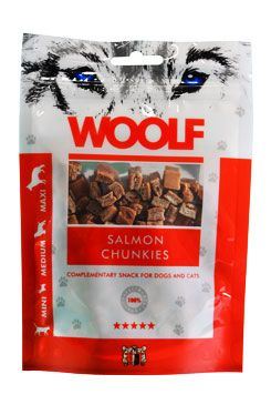 WOOLF pochúťka salmon chunkies 100g