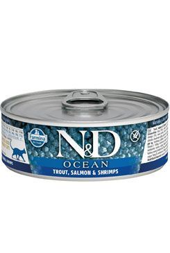 N & D CAT OCEAN Adult Tuna & Salmon 80g