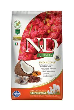 N & D Quinoa DOG Skin & Coat Herring & Coconut 2,5kg