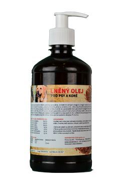 Ľanový olej pre kone a psy ZEUS 500ml