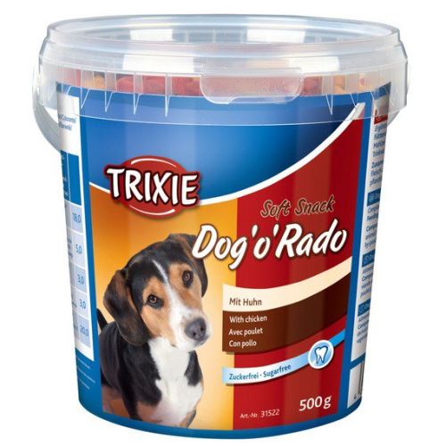 Soft Snack Dog'o'Rado - kuracie kúsky, kýblik 500 g