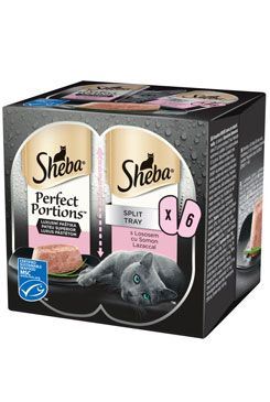 Sheba vrecko Perfect Portions s lososom 3x75g