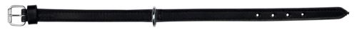 Obojok ACTIVE kožený (L-XL) 52-63 cm / 30 mm, - čierny