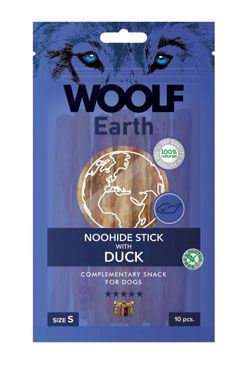 Woolf pochúťka Earth NOOHIDE S Duck 90g