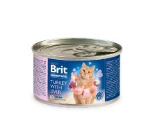 Brit Premium Cat by Nature konz Turkey &amp; Liver 200g