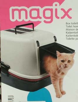 WC mačka kryté domček Magix 55,5 x45, 5x41cm FP