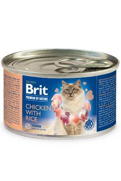 Brit Premium Cat by Nature konz Chicken & Rice 200g