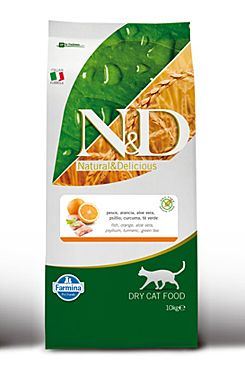 N & D Grain Free CAT Adult Fish & Orange 10kg