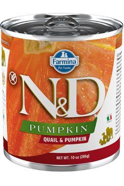 N & D DOG PUMPKIN Adult Quail & Pumpkin 285g