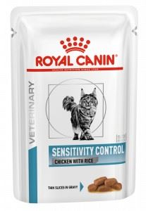 Royal Canin VD Cat Sensitivity Control Chicken & Rice Pouch 12x85g