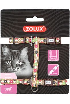 Postroj mačka ARROW nylon čokoládový Zolux