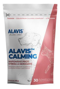 Alavis Calming pre psov a mačky 30tbl 45g