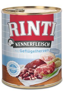 Rinti Dog konzerva hydinové srdiečka 800g