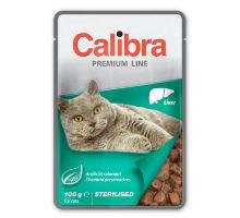 Calibra Cat vrecko Premium Sterilised Liver 100g