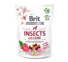 Brit Care Dog Crunchy Crack. Insecte. Lamb Raspber 200g