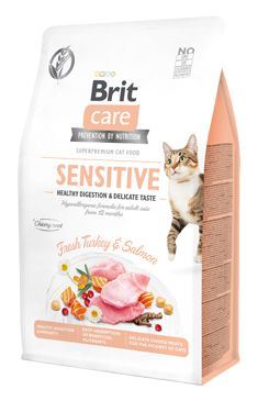 Brit Care Cat GF Sensit. Heal.Digest & Delic.Taste 0,4kg