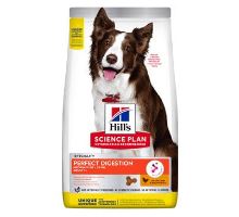 Hill&#39;s CanineDry SP Perfect Trávenie Medium 2,5kg