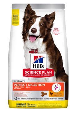 Hill's CanineDry SP Perfect Trávenie Medium 2,5kg