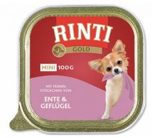 Rinti Dog Gold vanička kačica + hydina 100g