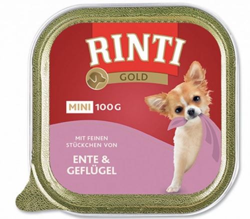 Rinti Dog Gold vanička kačica + hydina 100g