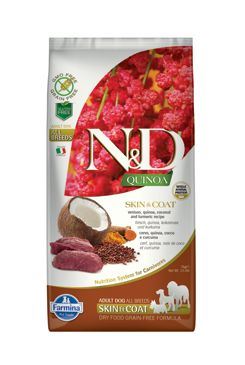 N & D Quinoa DOG Skin & Coat Venison & Coconut 7kg