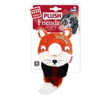 Hračka pes GiGwi Plush Friendz líška s gumovým rozdeľ.