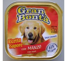 Gran Bonta paštéta s hovädzím mäsom pre psov 150g