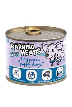 Barking HEADS Tiny Paws Puppy Days Salmon konzerva 200g