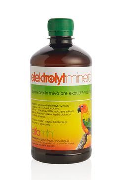 Elektrolyt minerál pre Exotické vtáctvo 500ml