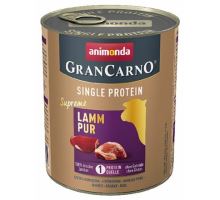 GranCarno Single Protein 800 g čisté jahňacie, konzerva pre psov