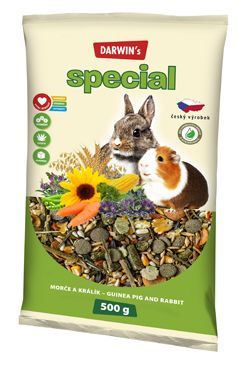 Darwin morča, králik special 500g