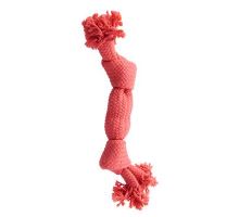 Hračka pes BUSTER Pískací lano, ružová, 35 cm, M