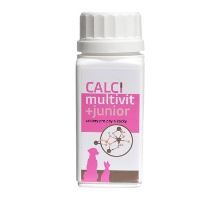 CALCImultivit + junior tablety pre psy a mačky 80 tbl