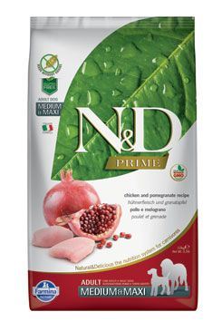 N & D PRIME DOG Adult M / L Chicken & Pomegranate 2,5kg