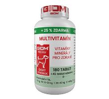 Giom pes Multivitamín 180 tbl + 20% zadarmo