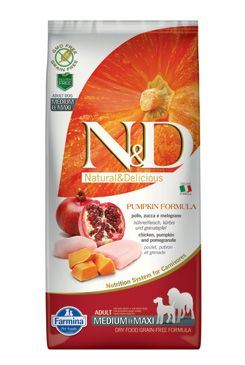 N & D GF Pumpkin DOG Adult M / L Chicken & Pomegranate 12kg